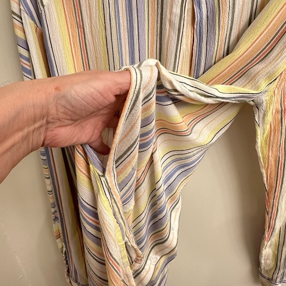 Prana Colorful Striped Scheena Swimsuit Cover-Up Tunic SZ L - Picture 13 of 14